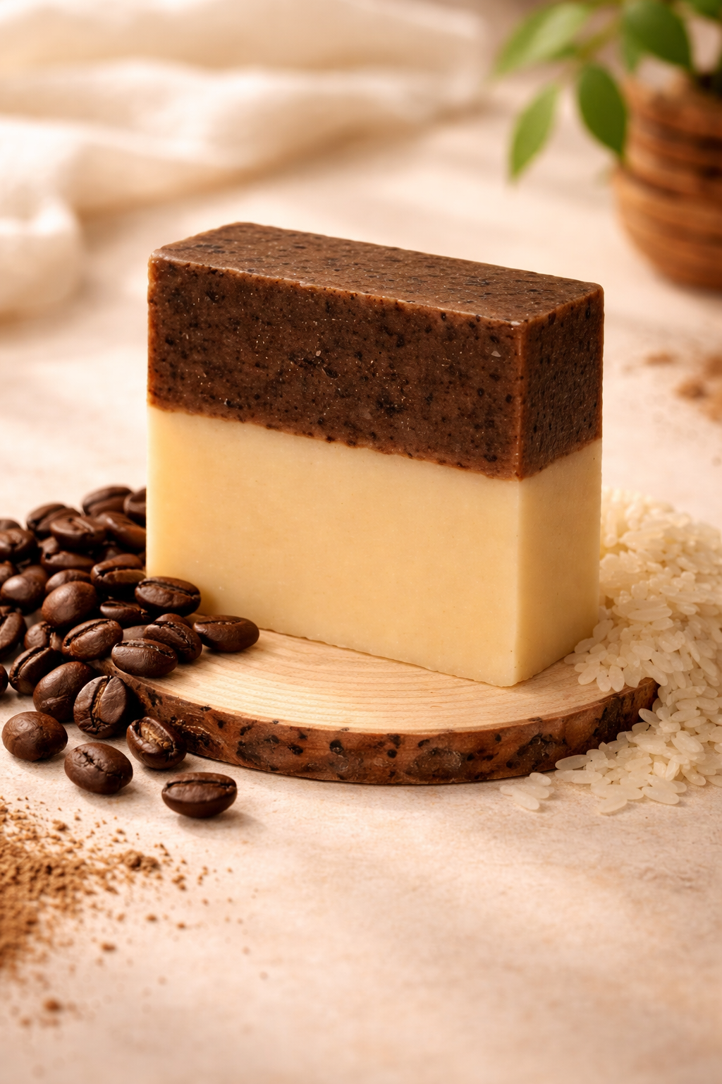 Herbal Soap - Coffee and Rice